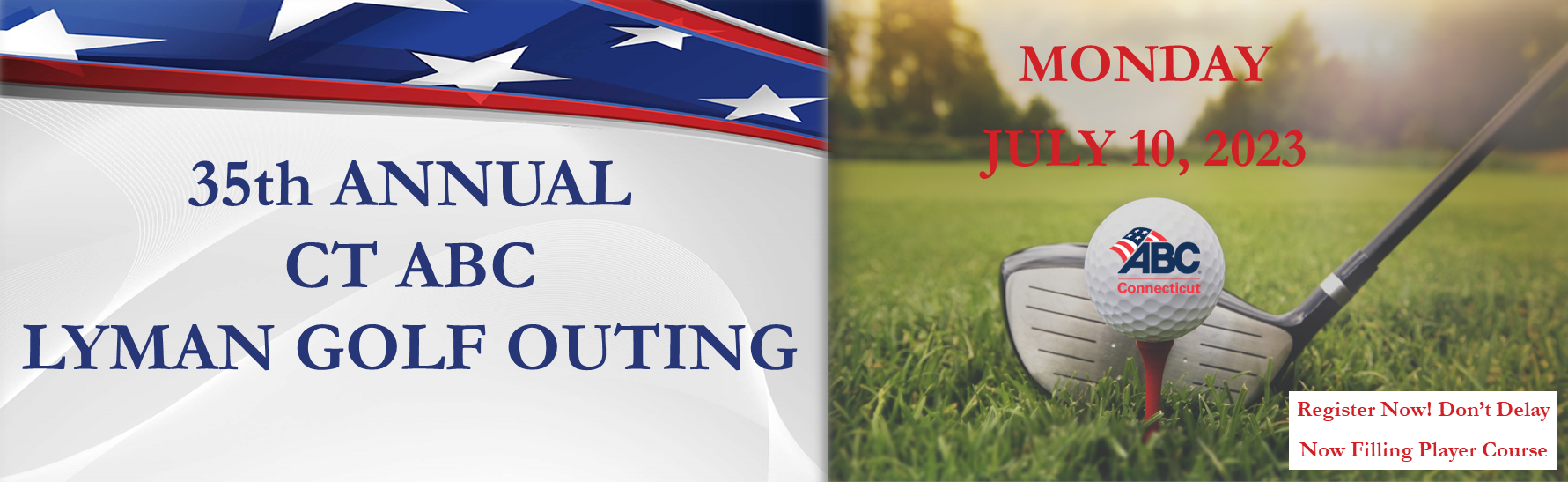 Golf 2023 banner
